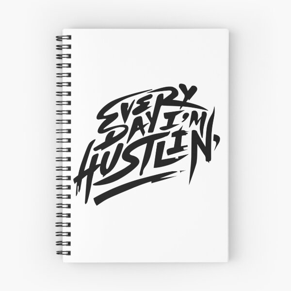 Artikelvorschau, Jeden Tag bin ich Hustlin '- Black entworfen und verkauft von Tee4Daily.