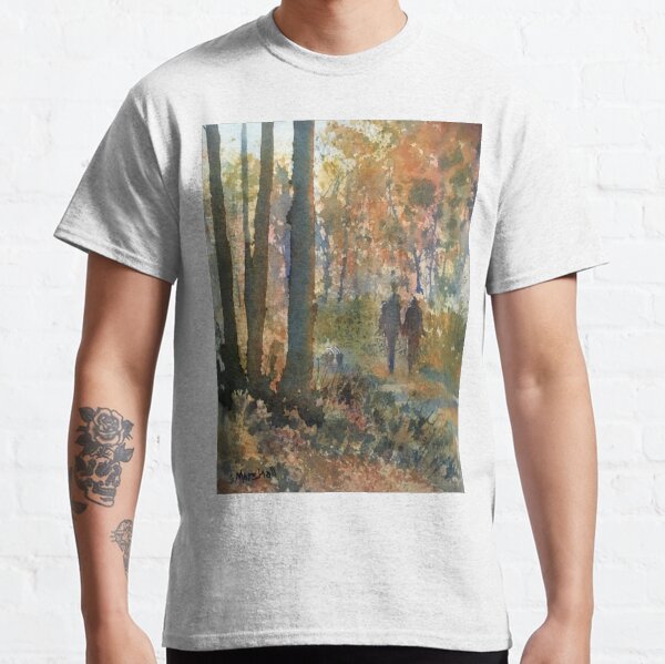 Autumn Stroll in Sledmere Wood Classic T-Shirt