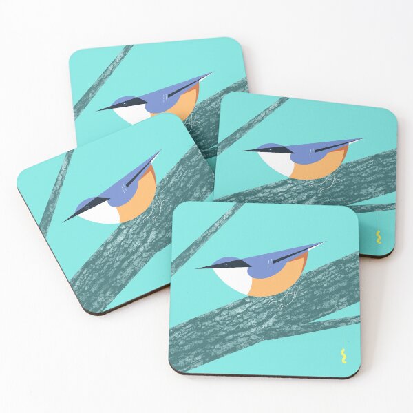 Item preview, Minimalist nuthatch modern style designed and sold by Studio Mattie.