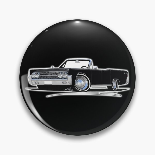 Item preview, Lincoln Continental Convertible (1963) Black designed and sold by Yeomans Cartoons.