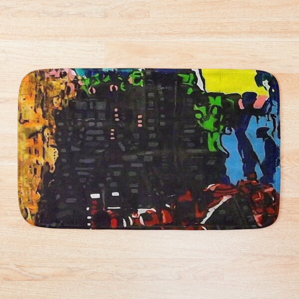 Item preview, Denton, an acrylic, colorful abstract piece. designed and sold by Art With Impact – Statement Art & Apparel for Deep Thinkers.