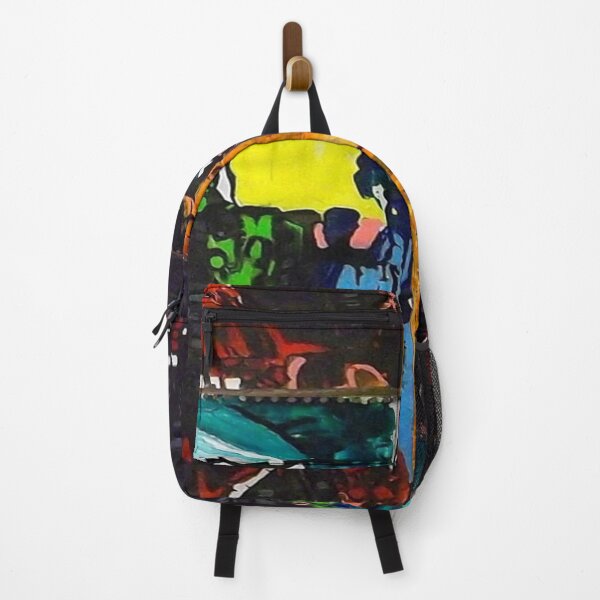 Item preview, Denton, an acrylic, colorful abstract piece. designed and sold by Art With Impact – Statement Art & Apparel for Deep Thinkers.