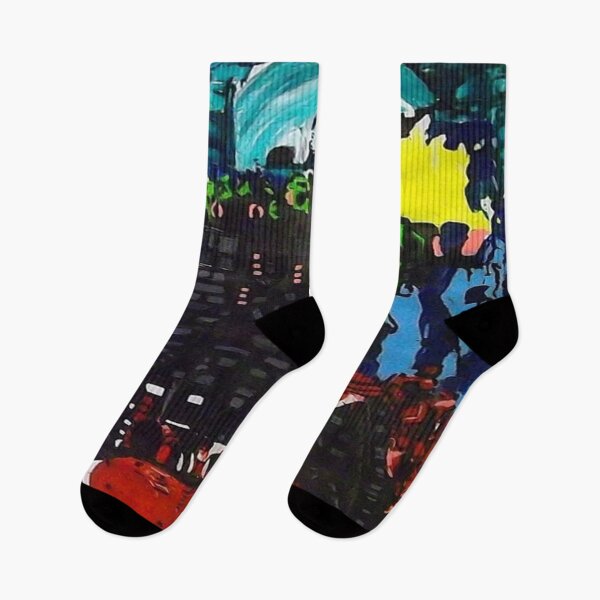Item preview, Denton, an acrylic, colorful abstract piece. designed and sold by Art With Impact – Statement Art & Apparel for Deep Thinkers.