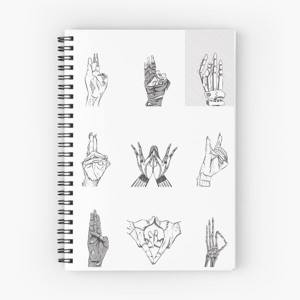 Item preview, MONSTER MUDRAS BLACK/WHITE designed and sold by DrSoed.