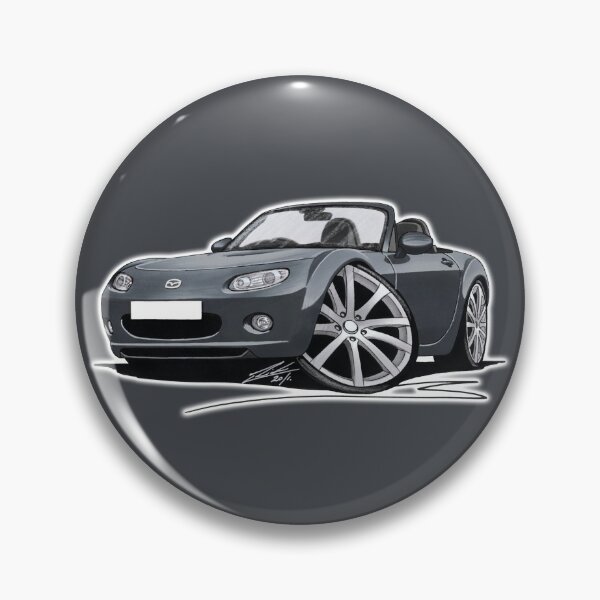 Item preview, Mazda MX5 (Mk3) Grey designed and sold by Yeomans Cartoons.