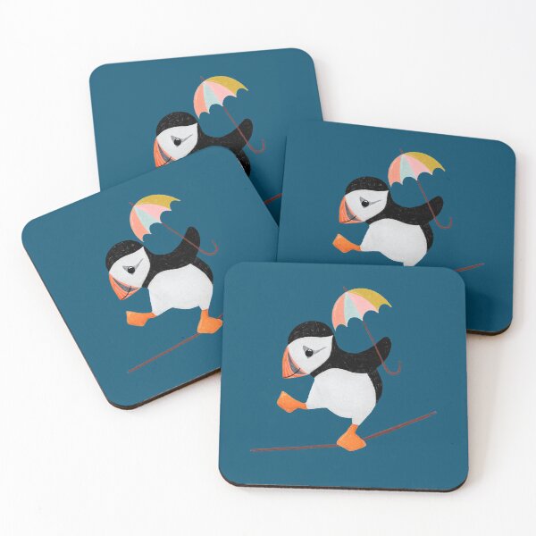 Item preview, High Wire Puffin designed and sold by RebeccaFlaherty.