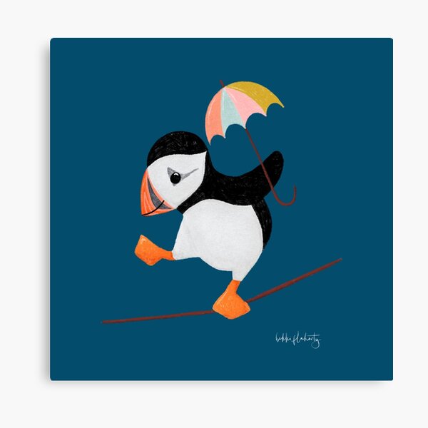 Item preview, High Wire Puffin designed and sold by Rebecca Flaherty.