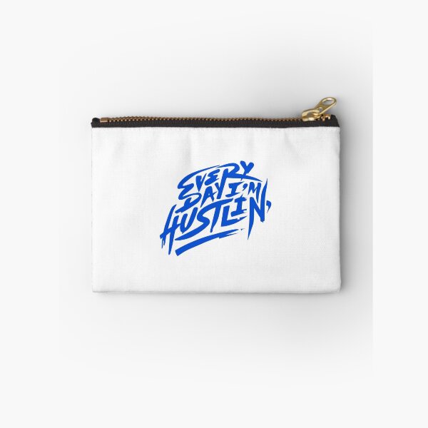 Artikelvorschau, Jeden Tag bin ich Hustlin '- Blue entworfen und verkauft von Tee4Daily.