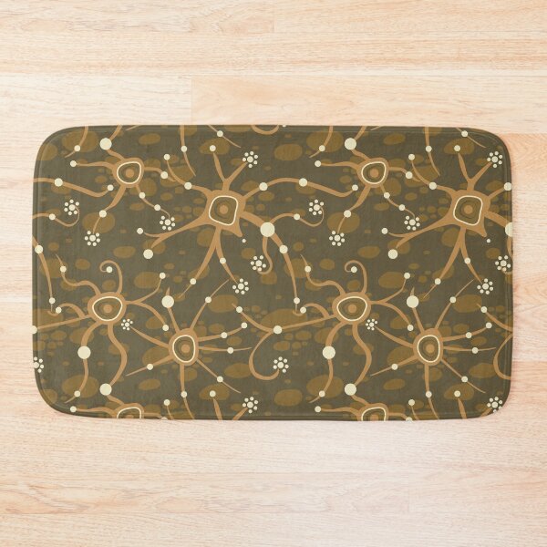 Item preview, neural network in brown tones designed and sold by colorofmagic.