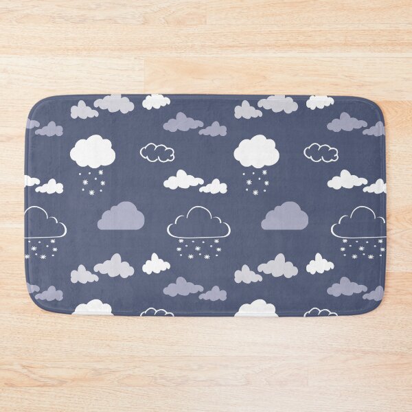 Item preview, Dreamy Cloud Pattern In Blue and Grey designed and sold by madtoyman.