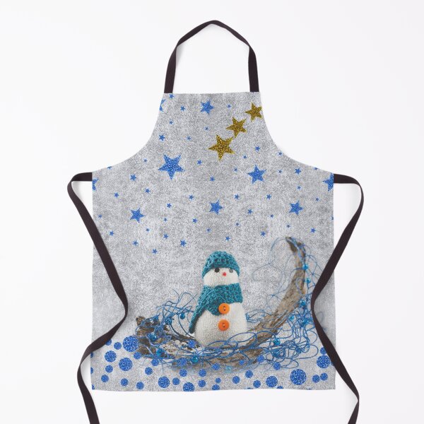 Item preview, Snowman with sparkly blue stars designed and sold by homemadecreate.