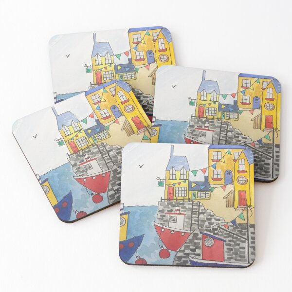 Item preview, Quirky Harbour Scene designed and sold by QuirkyBird-LB.