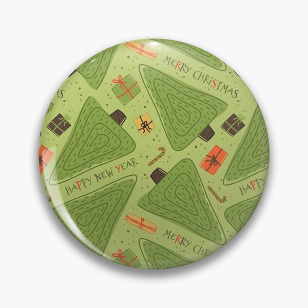 Item preview, Seamless Christmas pattern with Christmas tree and gifts. designed and sold by Yuka-Krable.
