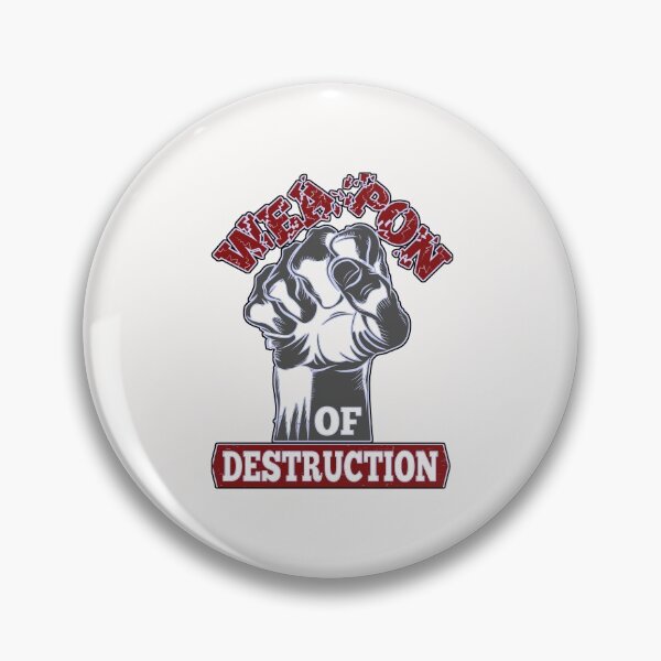 Item preview, Weapon Of Destruction - Boxing MMA Gym T-Shirt - Motivation Graphic designed and sold by SweetCarolineUK.