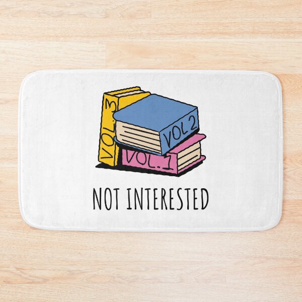 Item preview, NOT INTERESTED designed and sold by Ashalcheema.