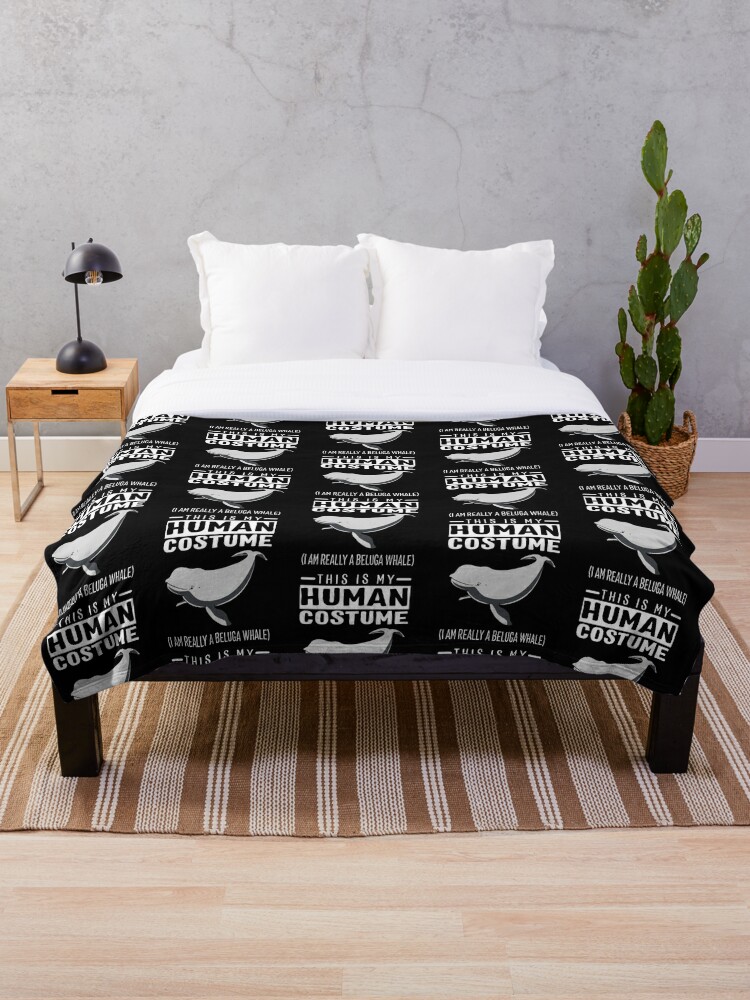 Beluga whale outlet blanket