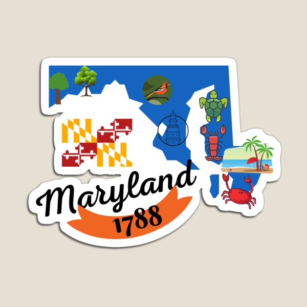 Item preview, Pictorial map of Maryland designed and sold by Lorify.