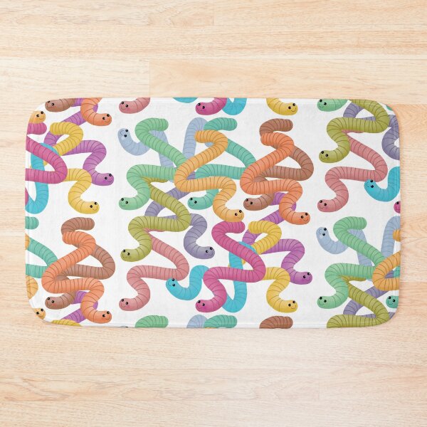 Item preview, Cute Colourful Wiggly Worms designed and sold by VicEllisArt.