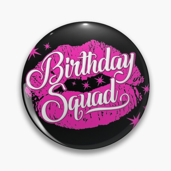 Item preview, Birthday Squad, group design. Birthday party woman’s  designed and sold by iclipart.