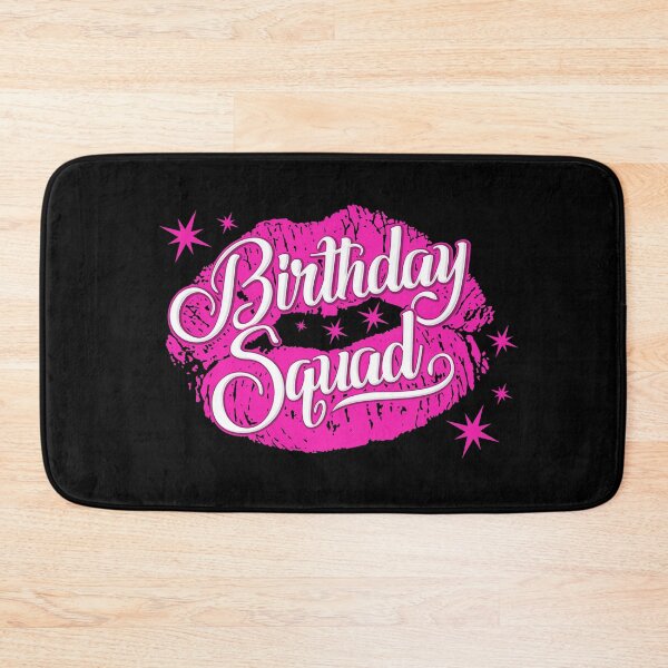 Item preview, Birthday Squad, group design. Birthday party woman’s  designed and sold by iclipart.