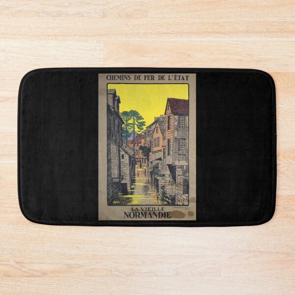 Item preview, Viellei Normandie retro poster designed and sold by CorasPosters.