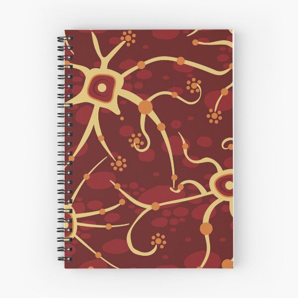 Item preview, neural network - pattern red and yellow designed and sold by colorofmagic.