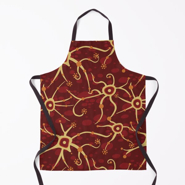 Item preview, neural network - pattern red and yellow designed and sold by colorofmagic.