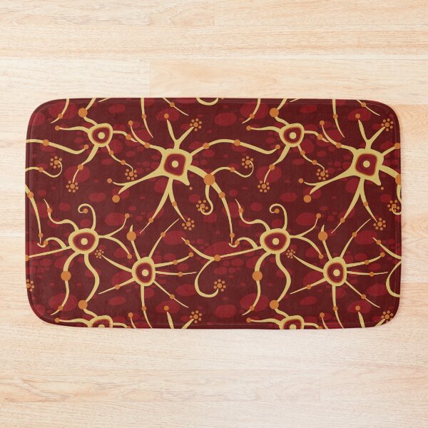 Item preview, neural network - pattern red and yellow designed and sold by colorofmagic.