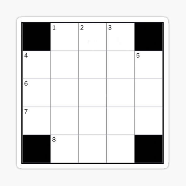 Crossword Stickers Redbubble