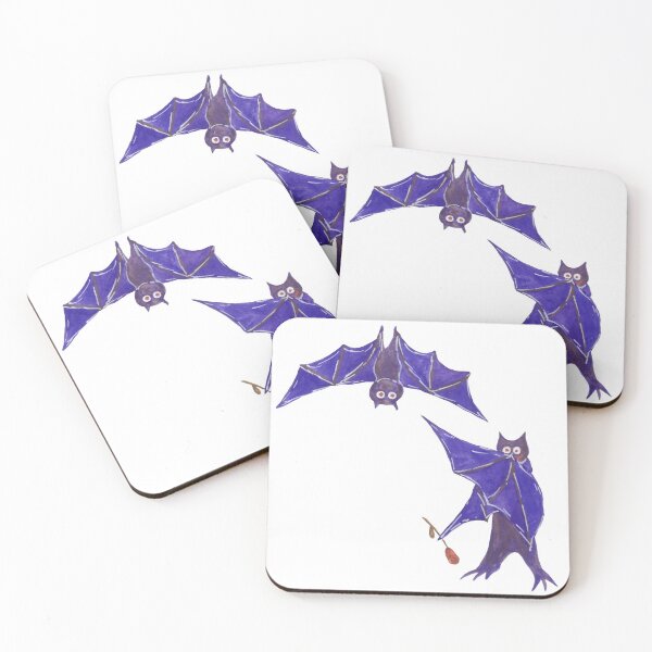 Item preview, Two bats in love designed and sold by apelsishka-art.