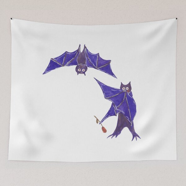 Item preview, Two bats in love designed and sold by apelsishka-art.