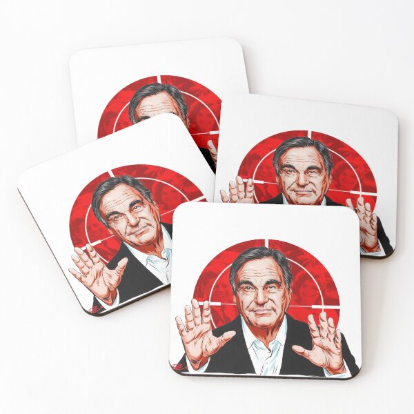 Item preview, Oliver Stone - An illustration by Paul Cemmick designed and sold by TIGERDAVER.