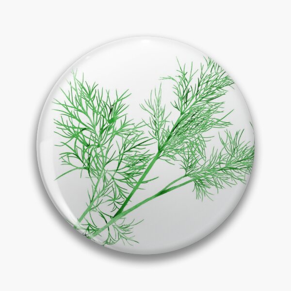 Item preview, Watercolor Illustration of Fresh Dill designed and sold by iswenyi.