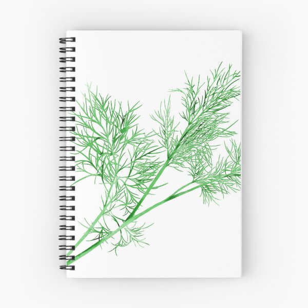 Item preview, Watercolor Illustration of Fresh Dill designed and sold by iswenyi.