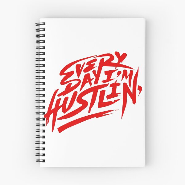 Item preview, Everyday I'm Hustlin' - Red designed and sold by Tee4Daily.