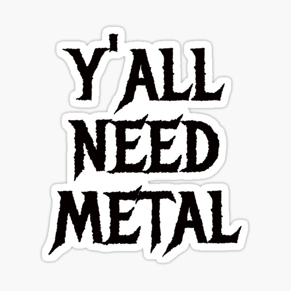 Metalhead Stickers for Sale