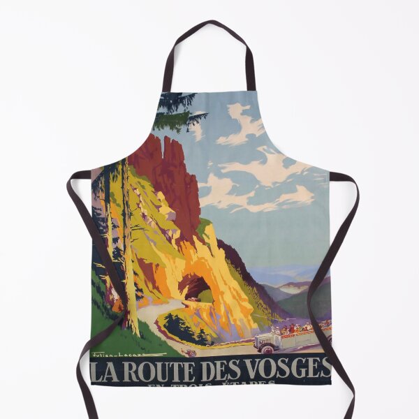Item preview, Route des Vosges retro poster designed and sold by CorasPosters.