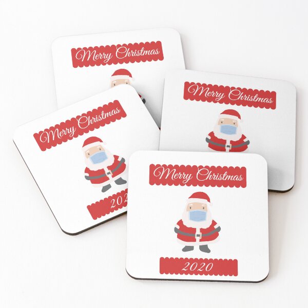 Item preview, Merry Christmas 2020, Christmas in Quarantine, Santa Claus With Mask designed and sold by JessyDesigns.