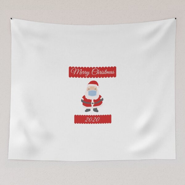 Item preview, Merry Christmas 2020, Christmas in Quarantine, Santa Claus With Mask designed and sold by JessyDesigns.