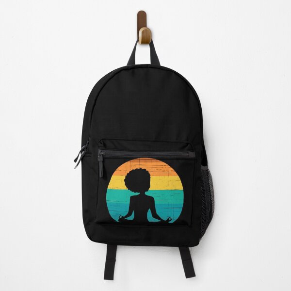Item preview, African woman yoga designed and sold by Meaningfully.