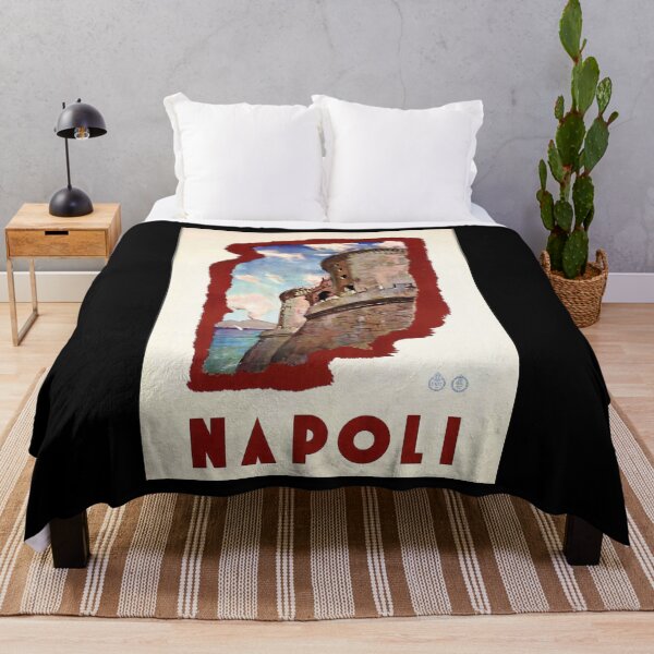 Item preview, Napoli retro poster designed and sold by CorasPosters.