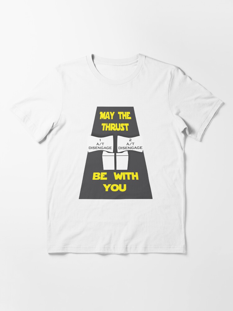 Alternate view of Model 29 - May The Force Be With You Essential T-Shirt