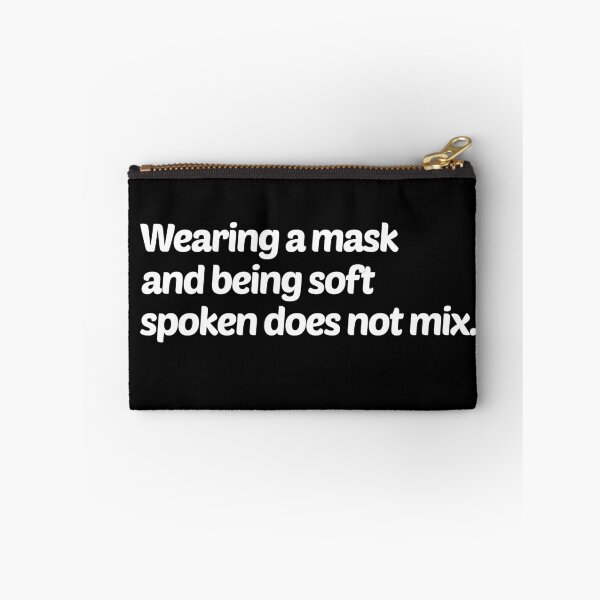 Item preview, Wearing a Mask With Soft Voice | Quiet Introvert Person Gift Idea designed and sold by trendo.