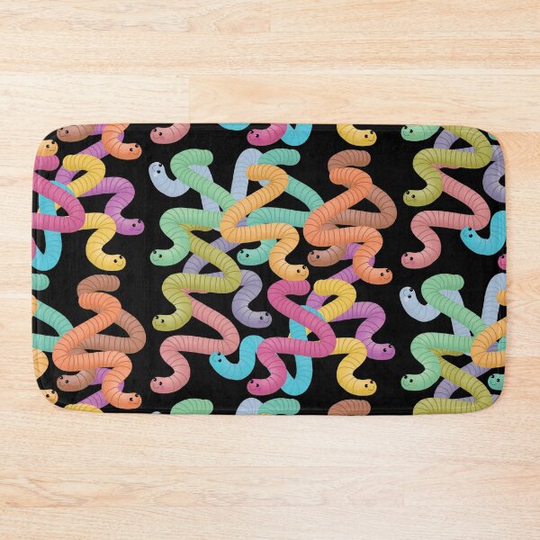 Item preview, Cute Colourful Wiggly Worms II designed and sold by VicEllisArt.