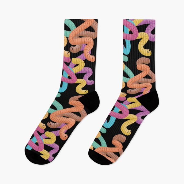 Item preview, Cute Colourful Wiggly Worms II designed and sold by VicEllisArt.