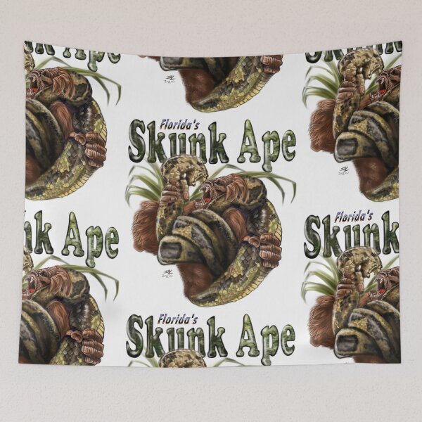 Item preview, Florida's skunk ape battling python designed and sold by sal lucente.