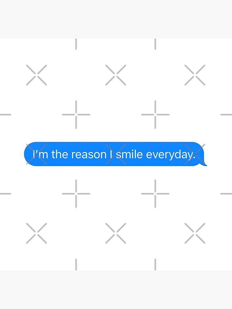 Kanye West Tweet/quote: I'm the reason I smile everyday Art Board Print  for Sale by TakoDesigns