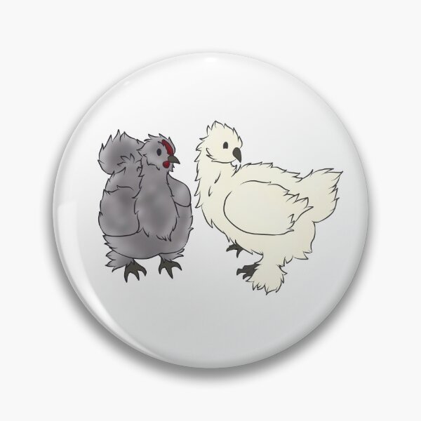 Item preview, Grey and White Silkie Chicks designed and sold by Clucky-Designs.