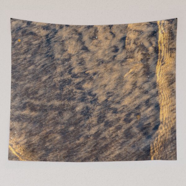 Item preview, Animal Skin Abstracts by Nature - Striped Tabby Cat Fur Pattern Under Rippling Wavelets designed and sold by Georgia Mizuleva.