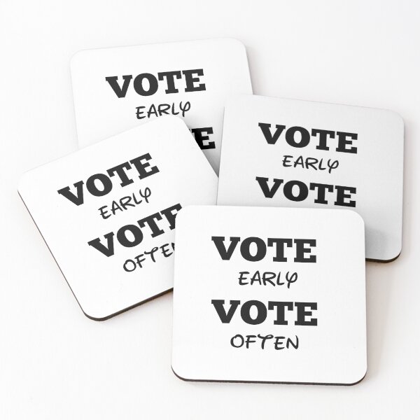 Item preview,  Vote early vote often designed and sold by Designhub14.
